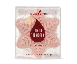 Joy to the World Holiday Essential Oil Bath Bomb