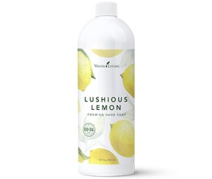 Lushious Lemon Essential Oil Foaming Hand Soap Refill 32 oz