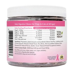 Wholistic Organic Pet Daily Digestive Soft Chews for Cats and Dogs 240 Chews