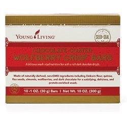 Wolfberry Crisp Natural Protein Bars Chocolate Coated